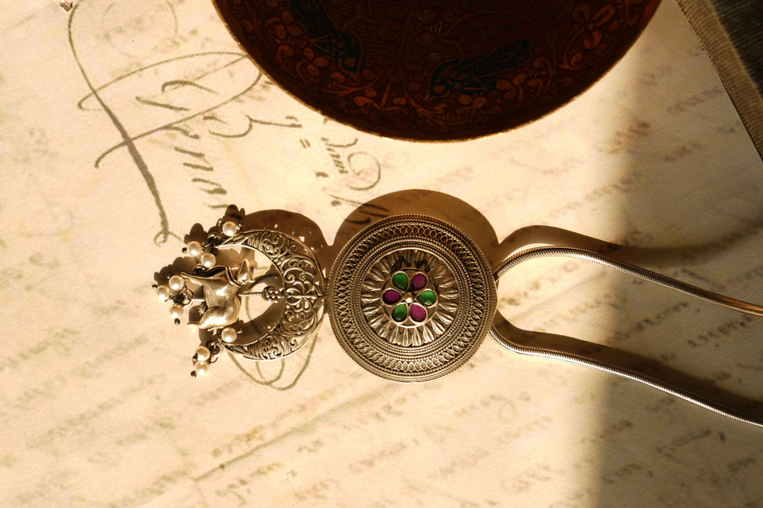 Oxidised Silver Pendant