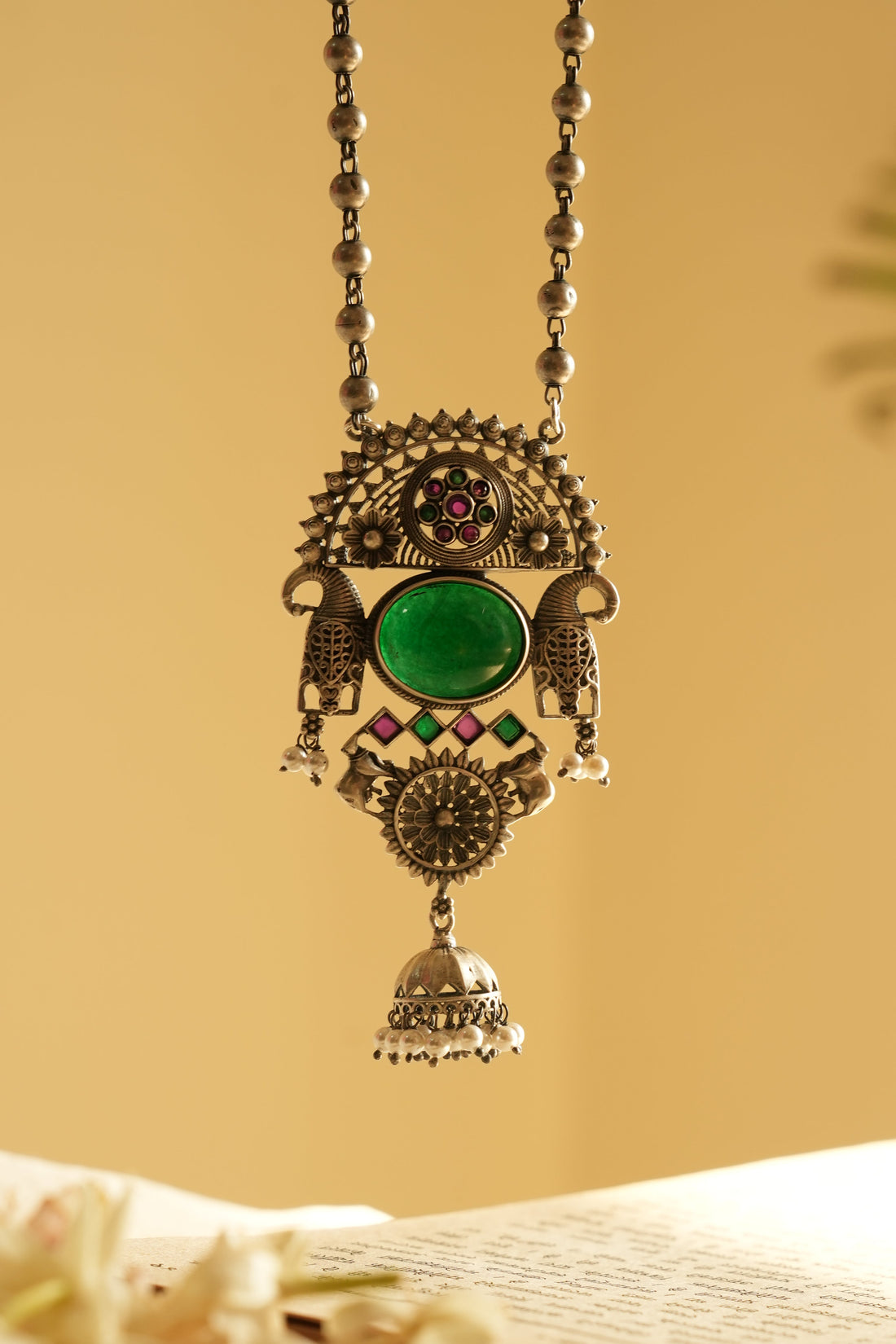 Oxidised Silver Pendant