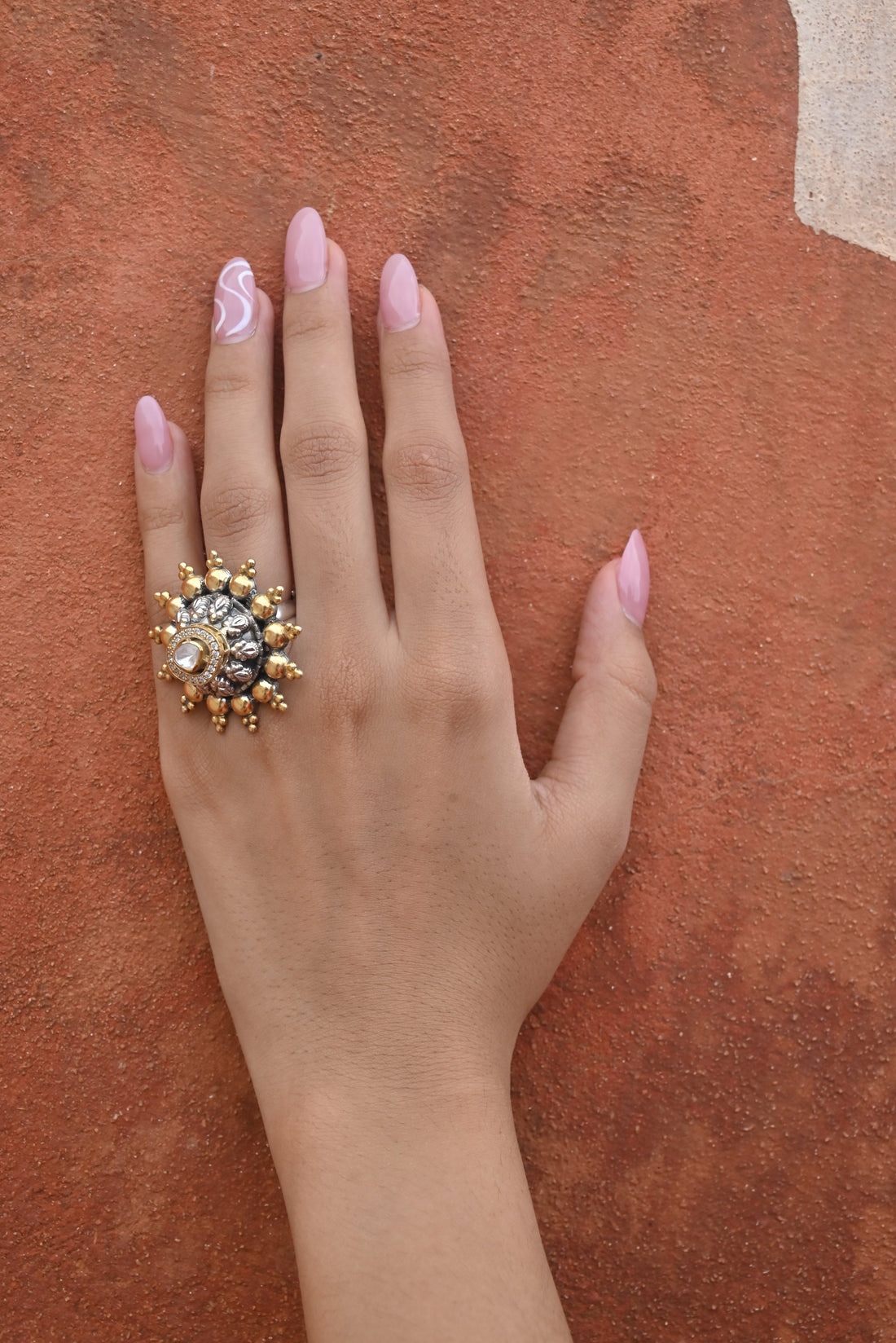 Silver Fusion Chakra Ring