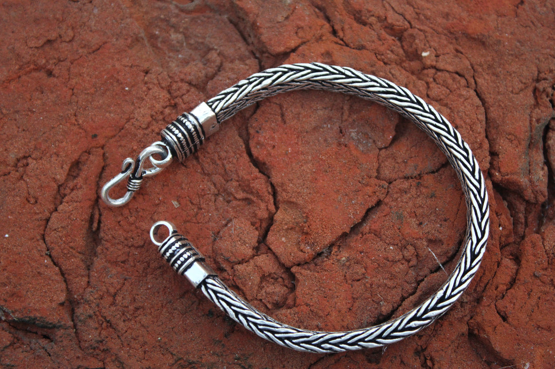 Silver Midnight Men's Bracelet