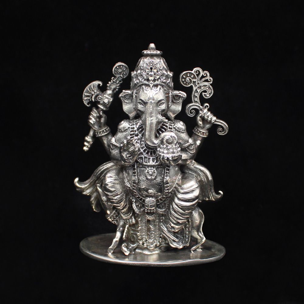 Silver Ganpati Murti