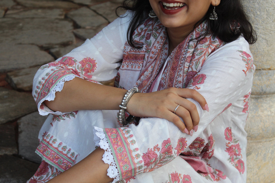 Silver Antique Oxidise Bangle
