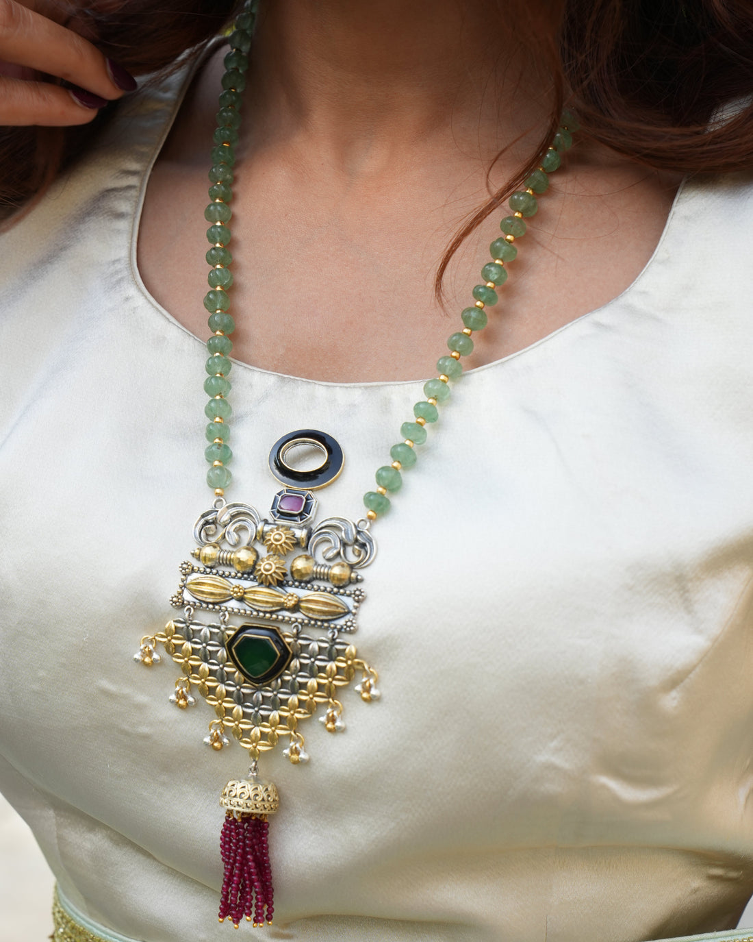 Handcrafted Antique Silver Pendant