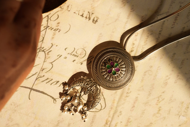 Oxidised Silver Pendant