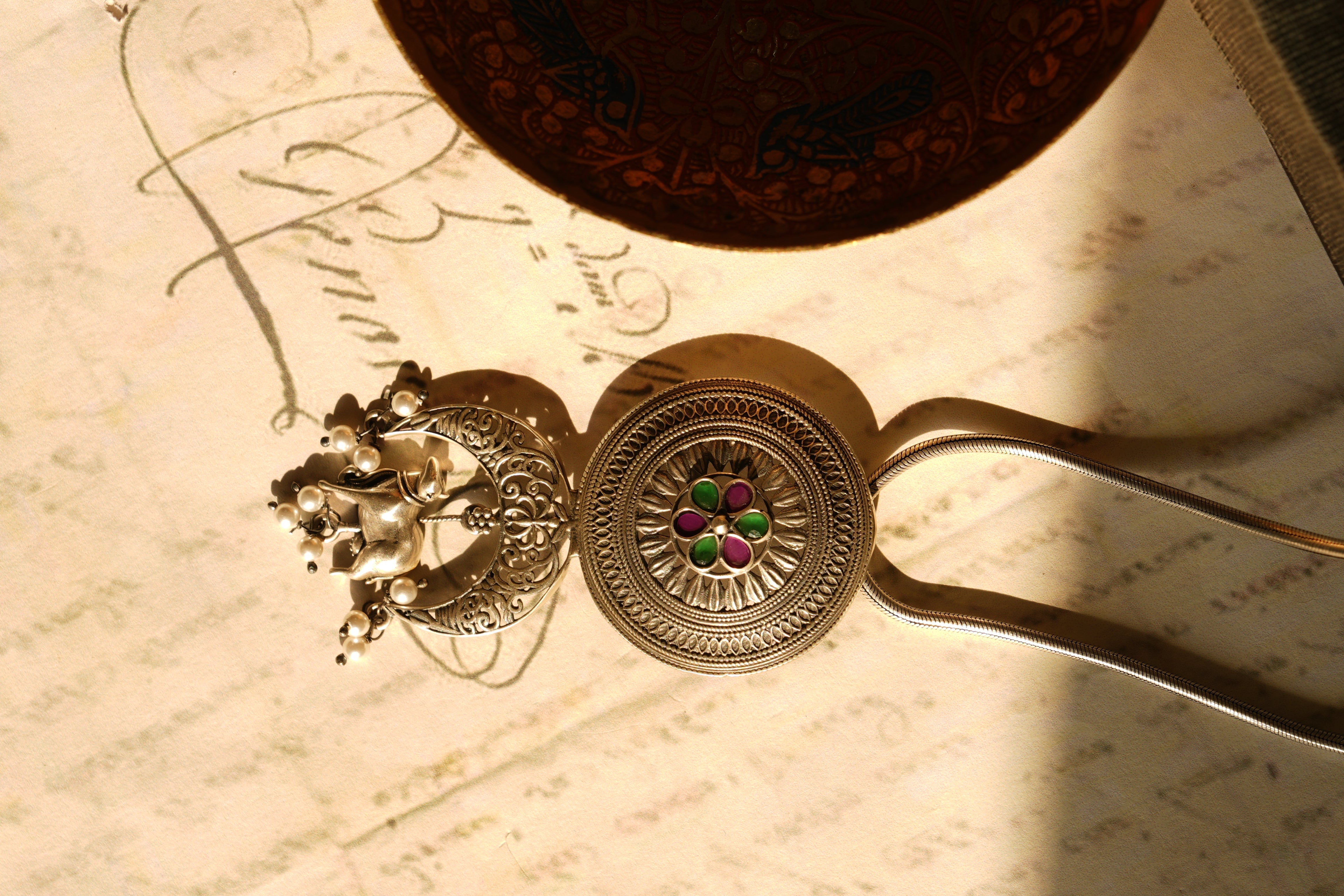 Oxidised Silver Pendant