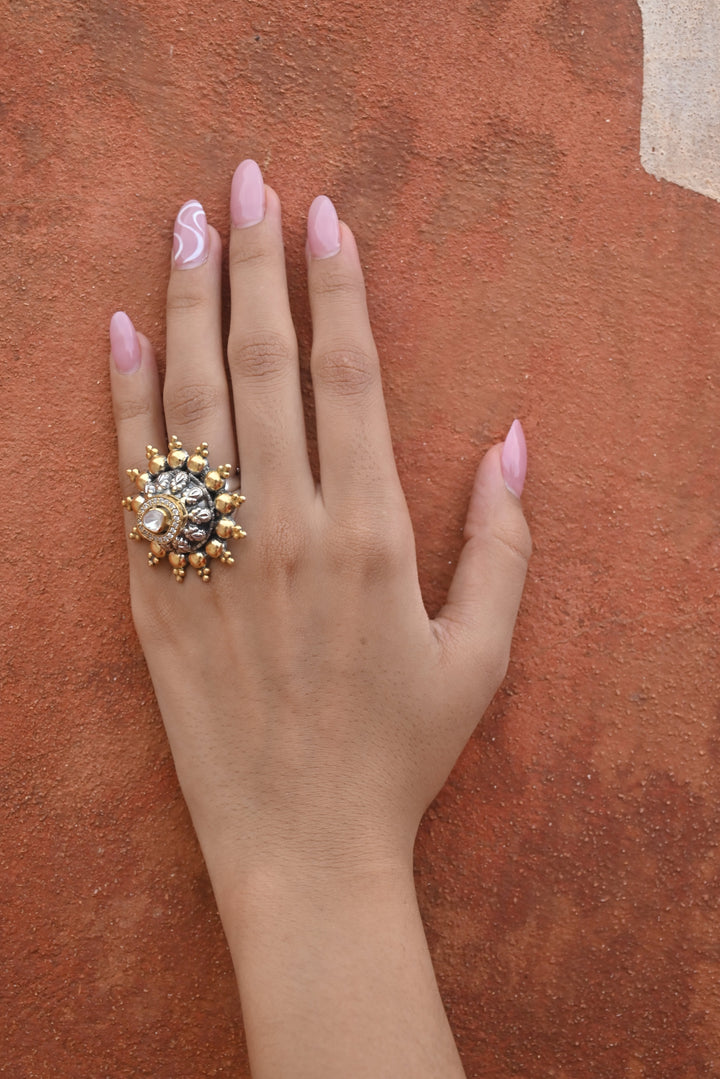 Silver Fusion Chakra Ring