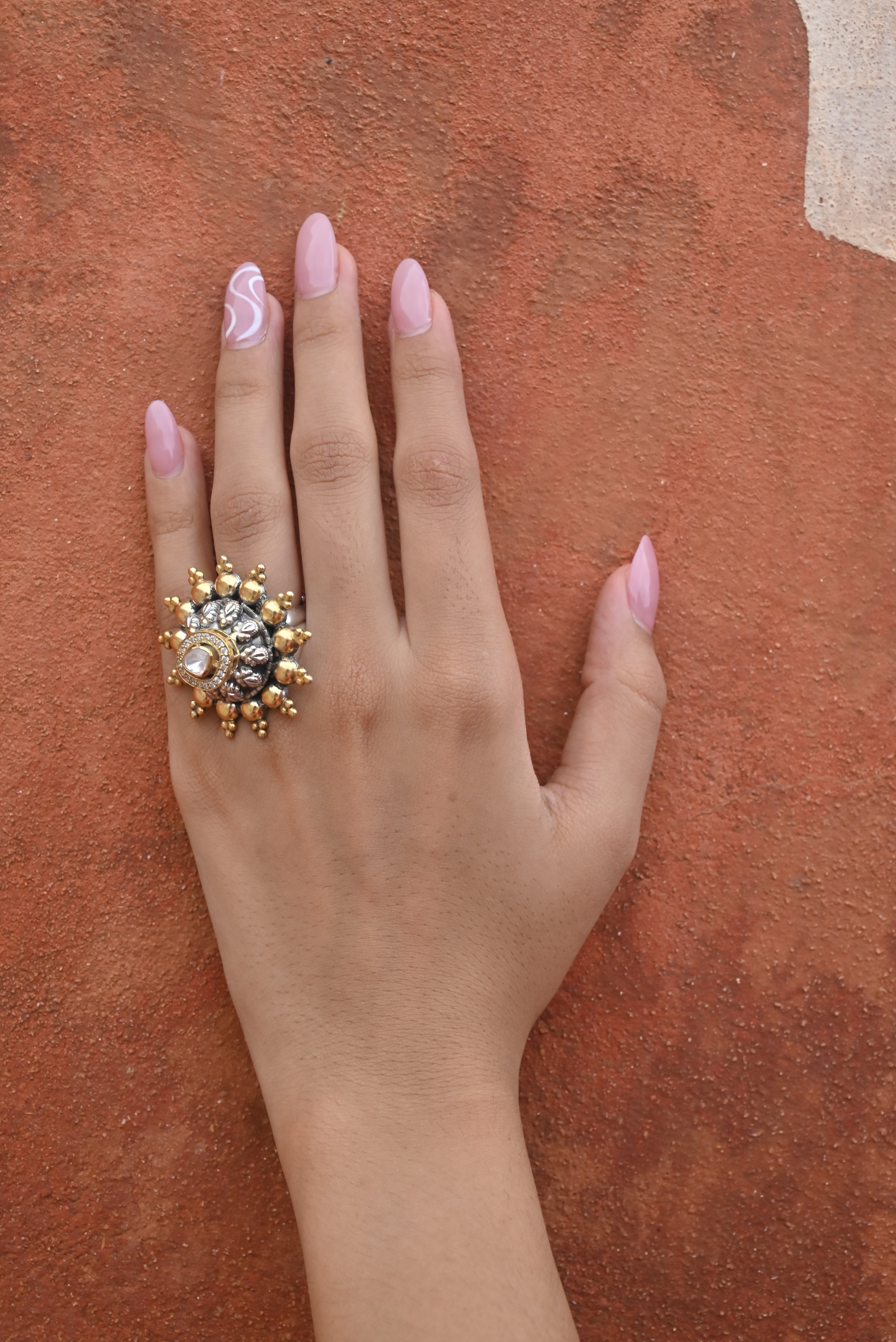 Silver Fusion Chakra Ring