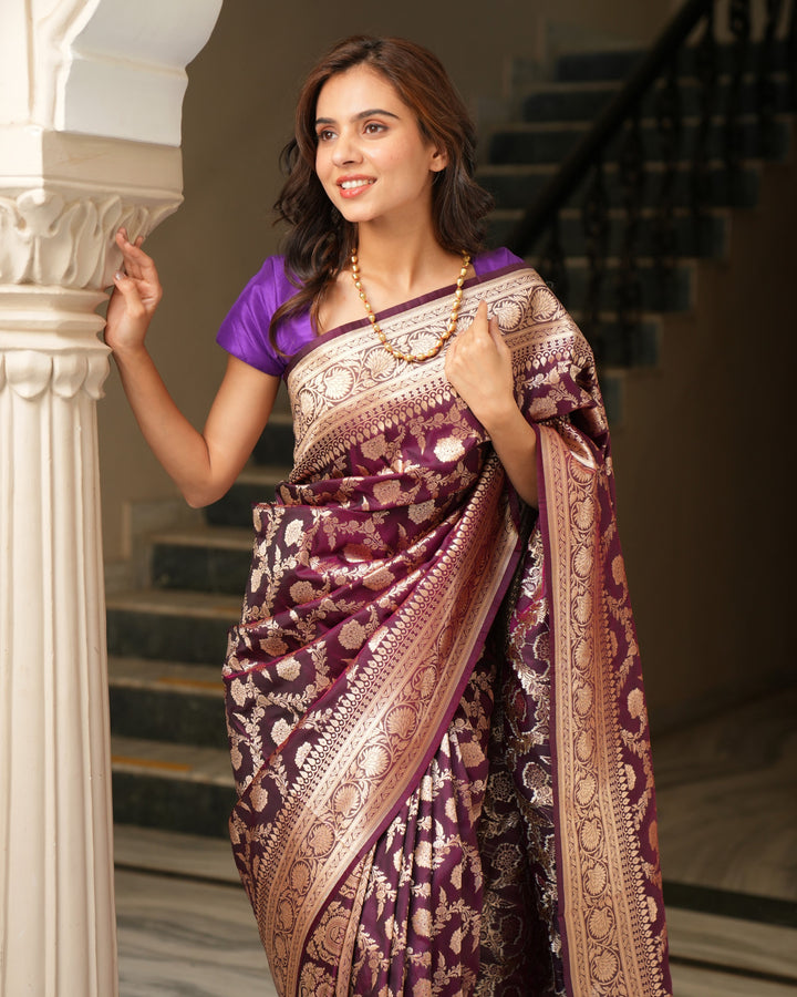 Gold Polish dholki necklace