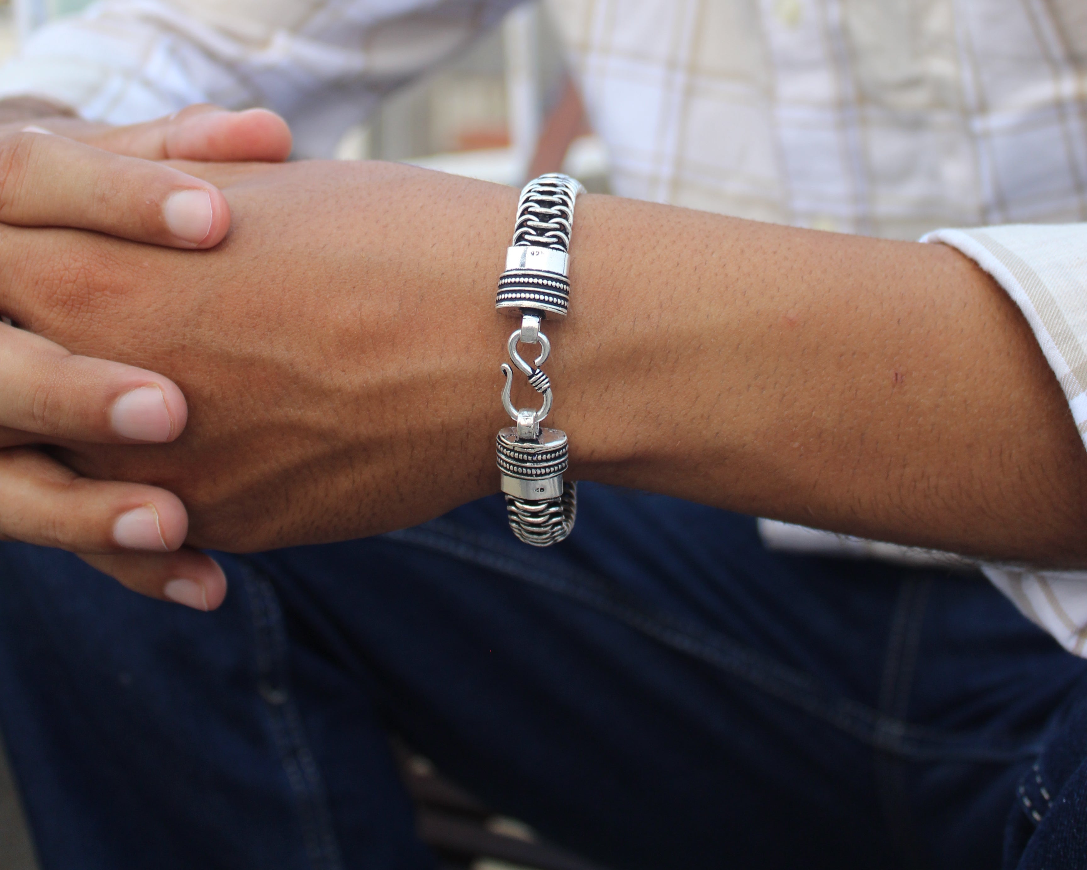 Silver Core Men's Bracelet