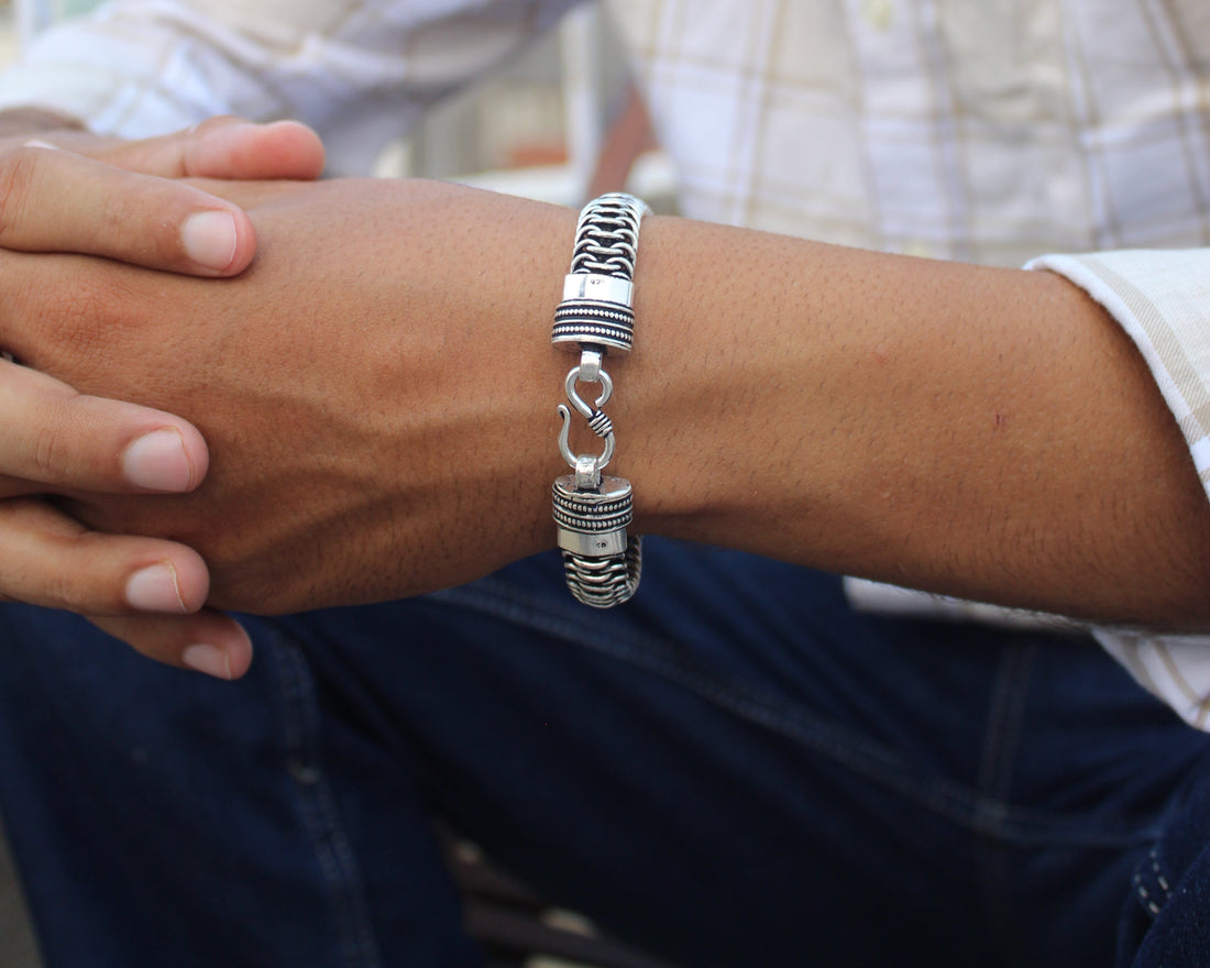 Silver Core Men's Bracelet