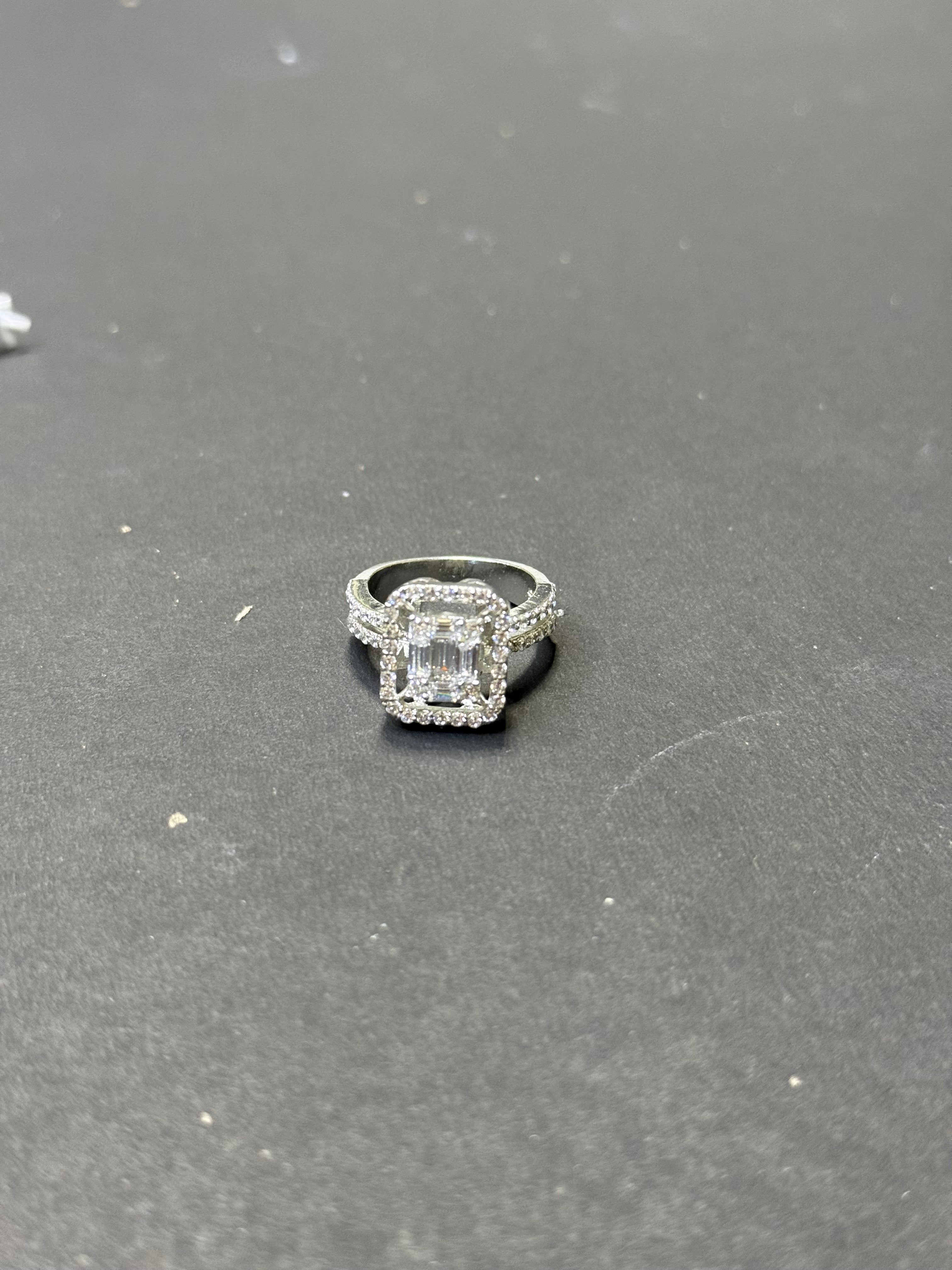 Pink Cushion-Cut Halo Silver Ring