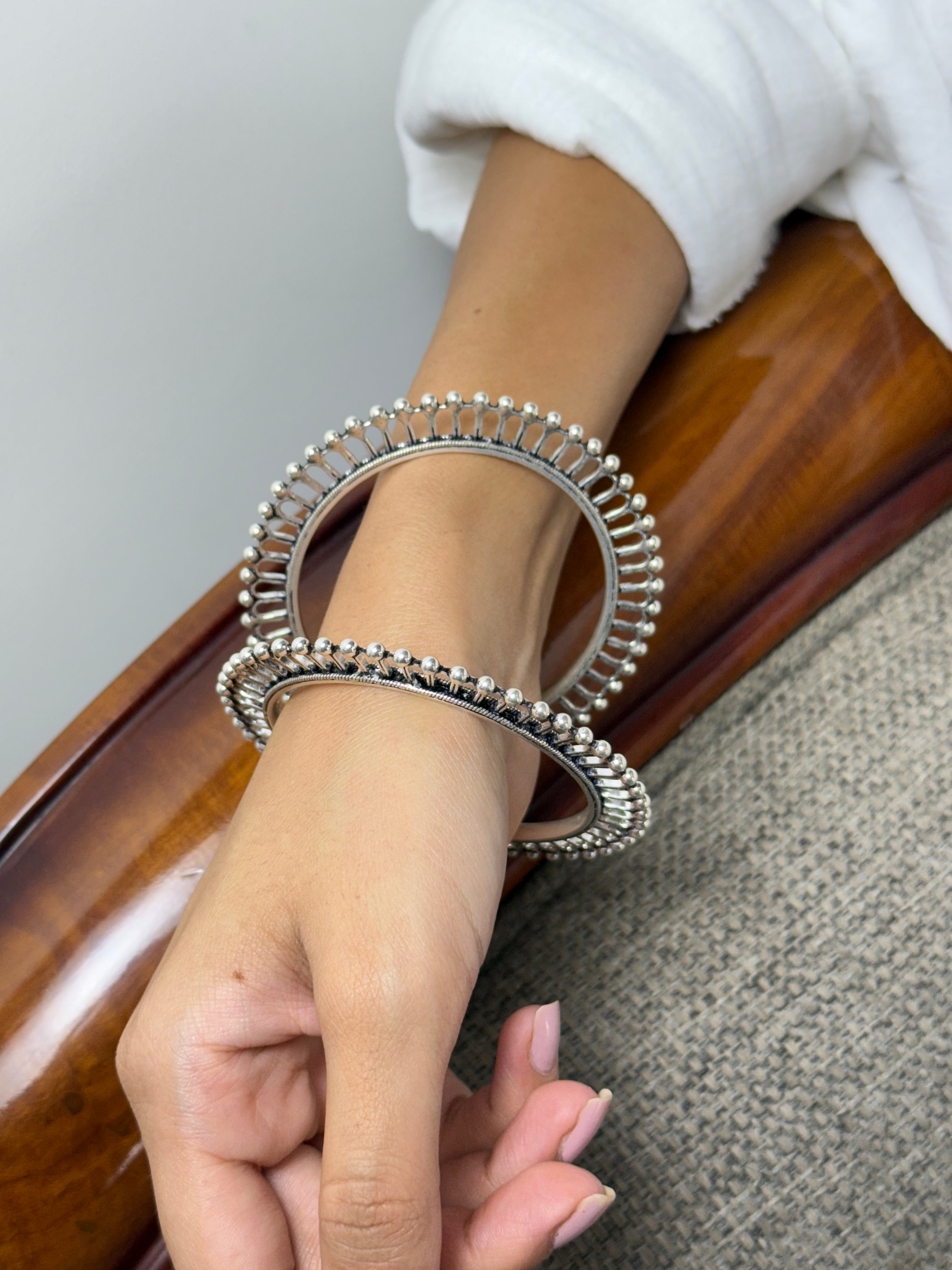 925 Silver Baali Bangle