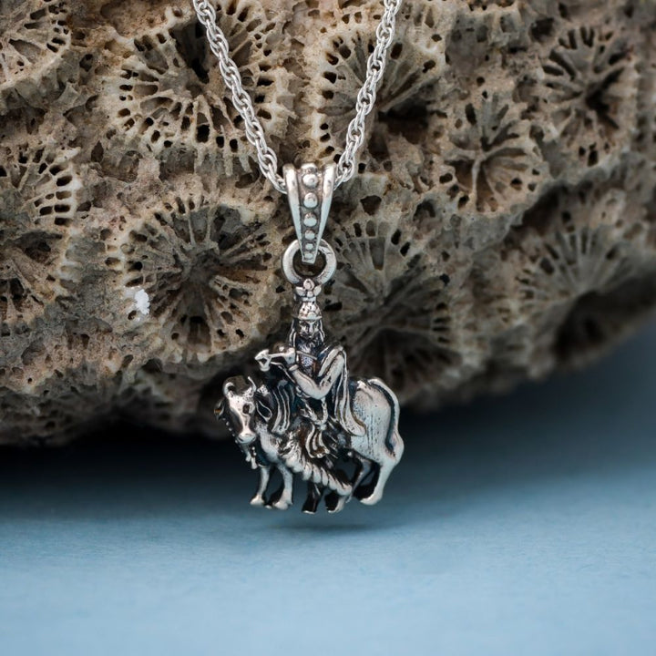 Silver shri Krishna Pendant
