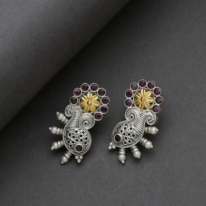 Silver Fish Shaped Earring