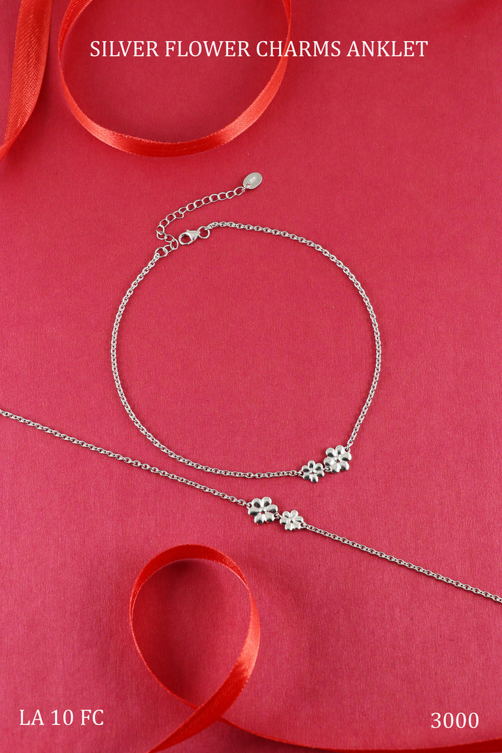 Silver anklet