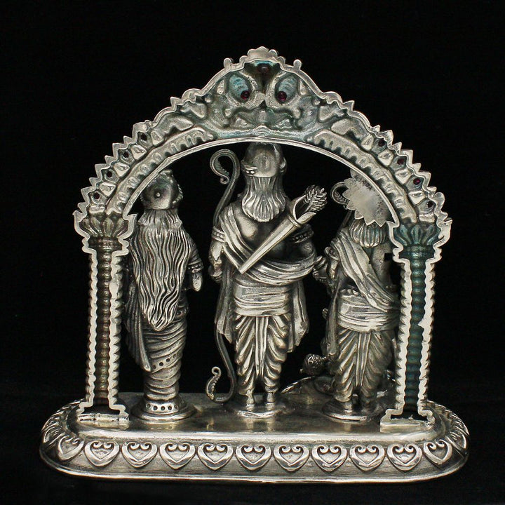 Silver Ram Darbar murti