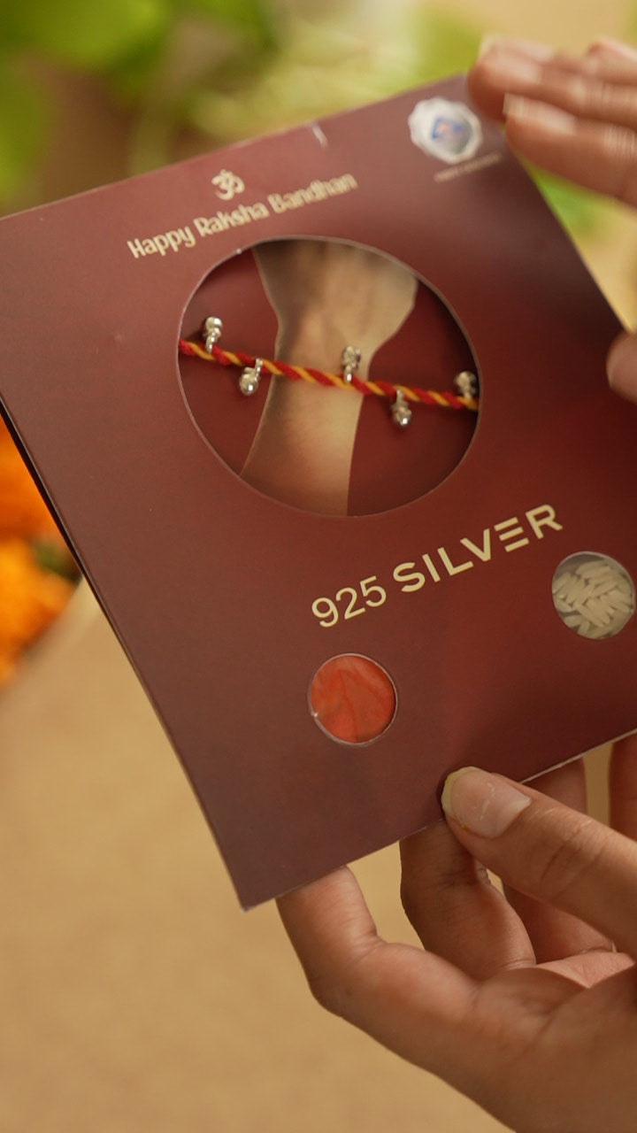 Silver Ghunghroo Rakhi