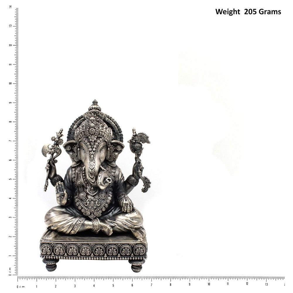 Silver lord ganesha murti
