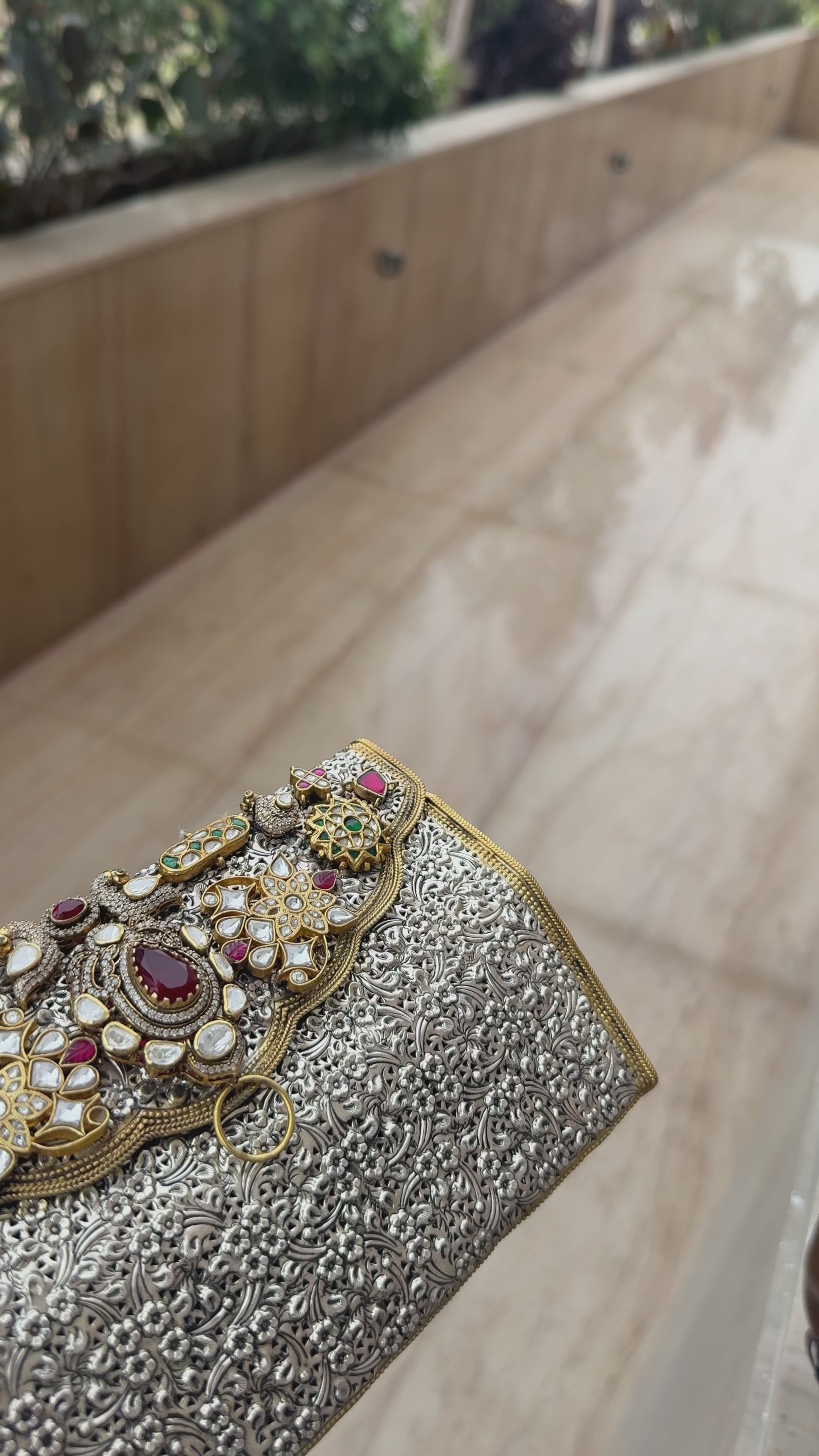 Silver Clutch