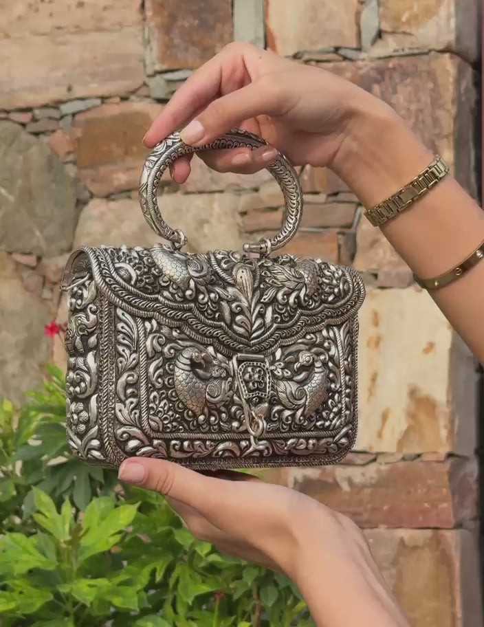 Raj Mayur Silver Bag