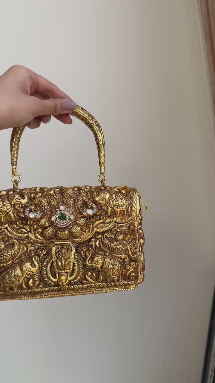 Golden Gaja Purse