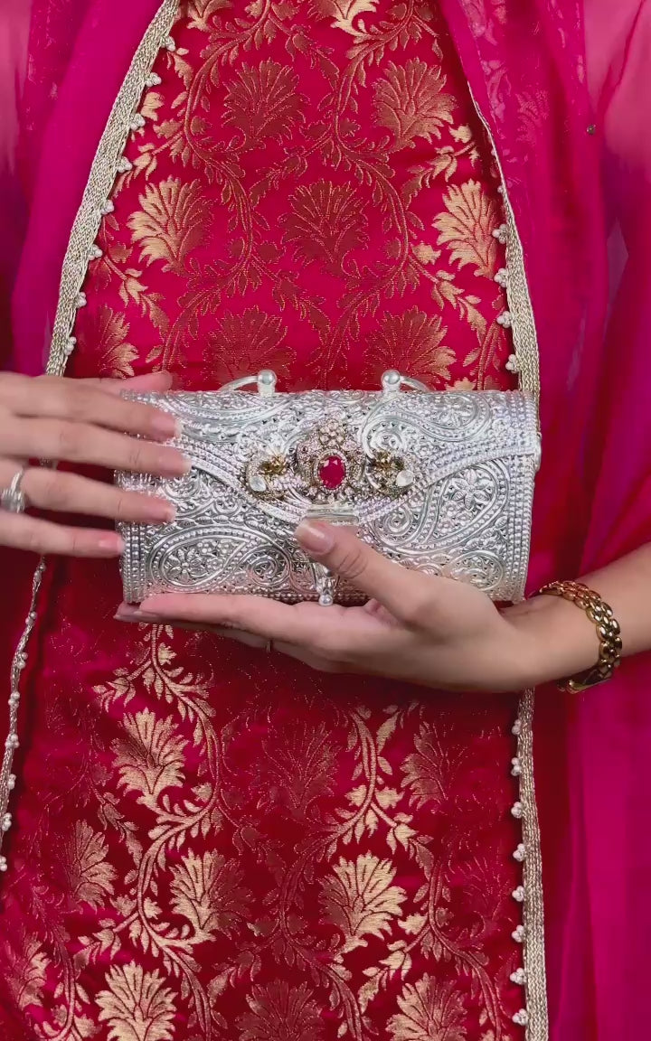 Noorani Silver Bag