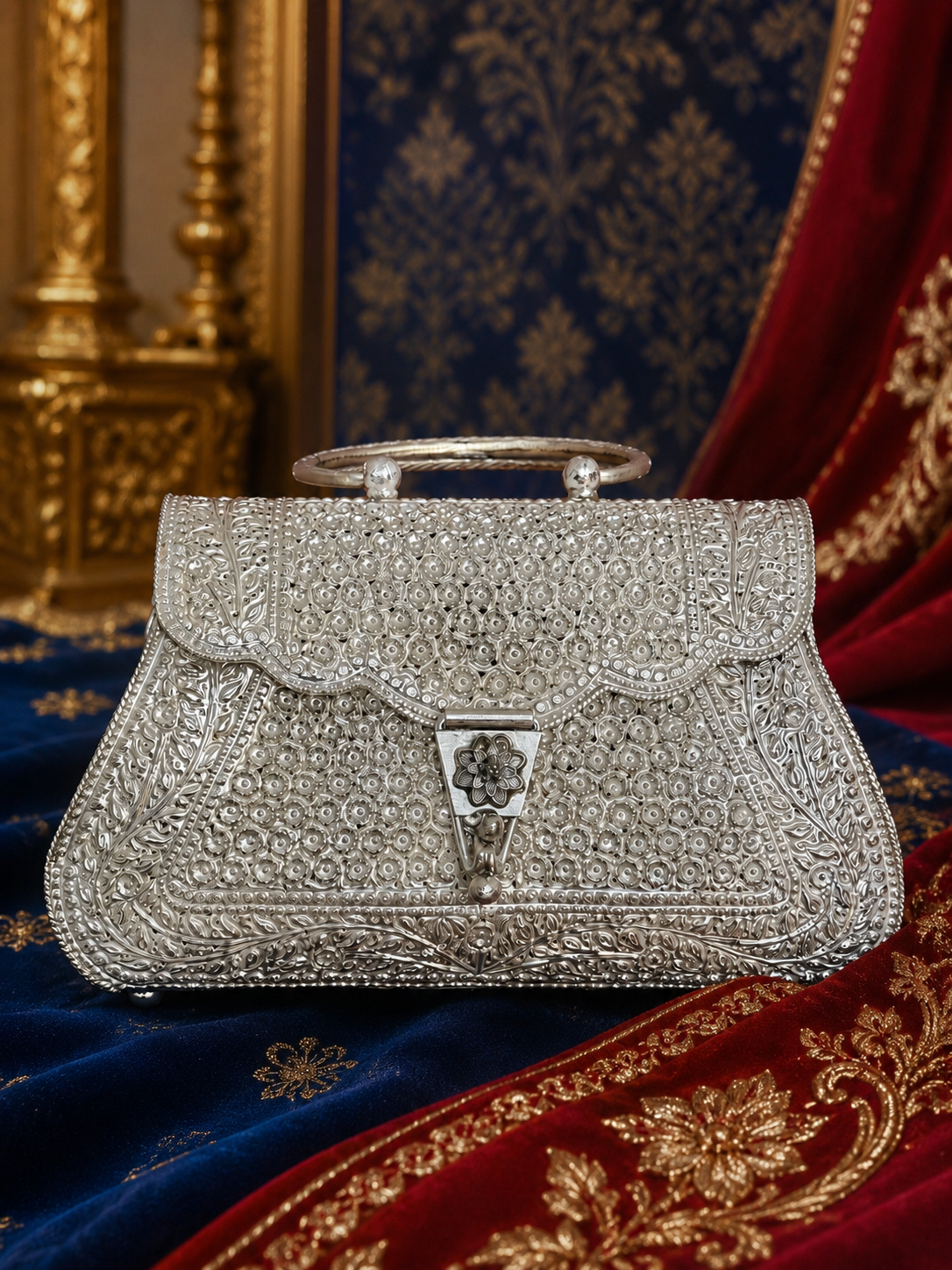 Chandni Silver Bag