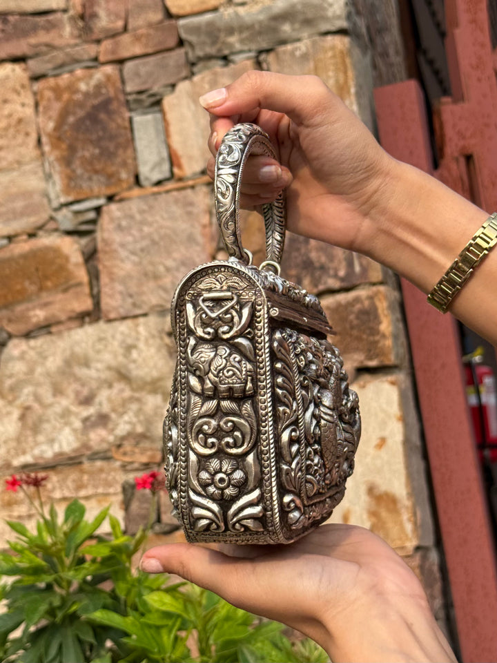 Raj Mayur Silver Bag