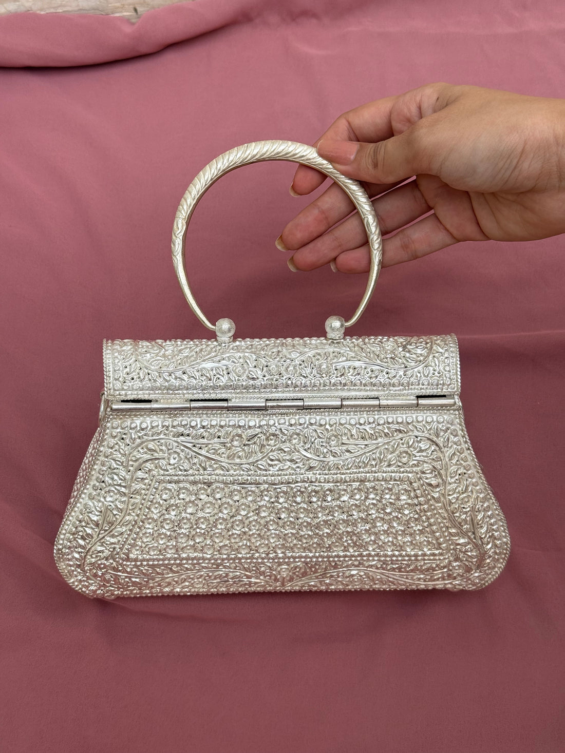 Chandni Silver Bag