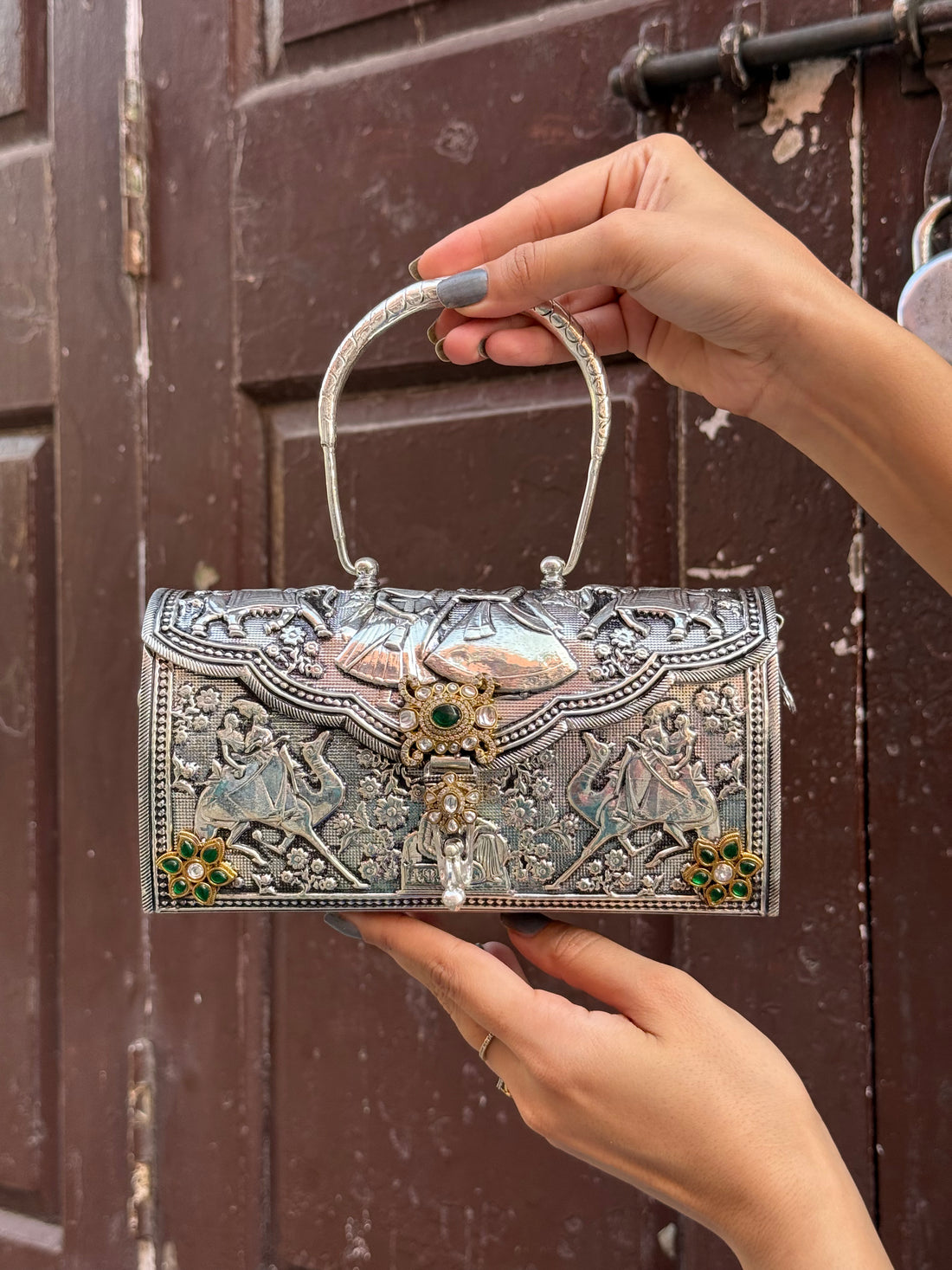 Baarat Silver Purse
