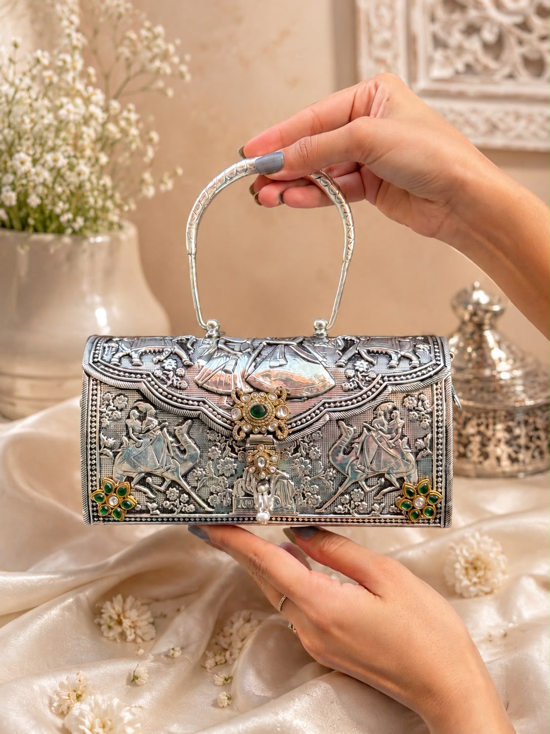 Baarat Silver Purse