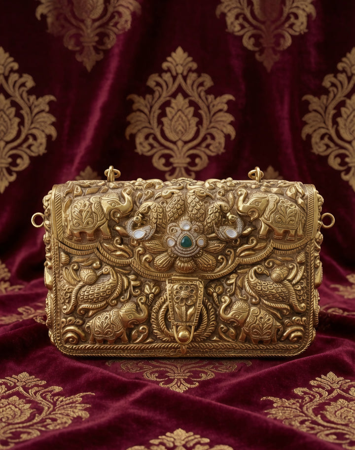 Golden Gaja Purse