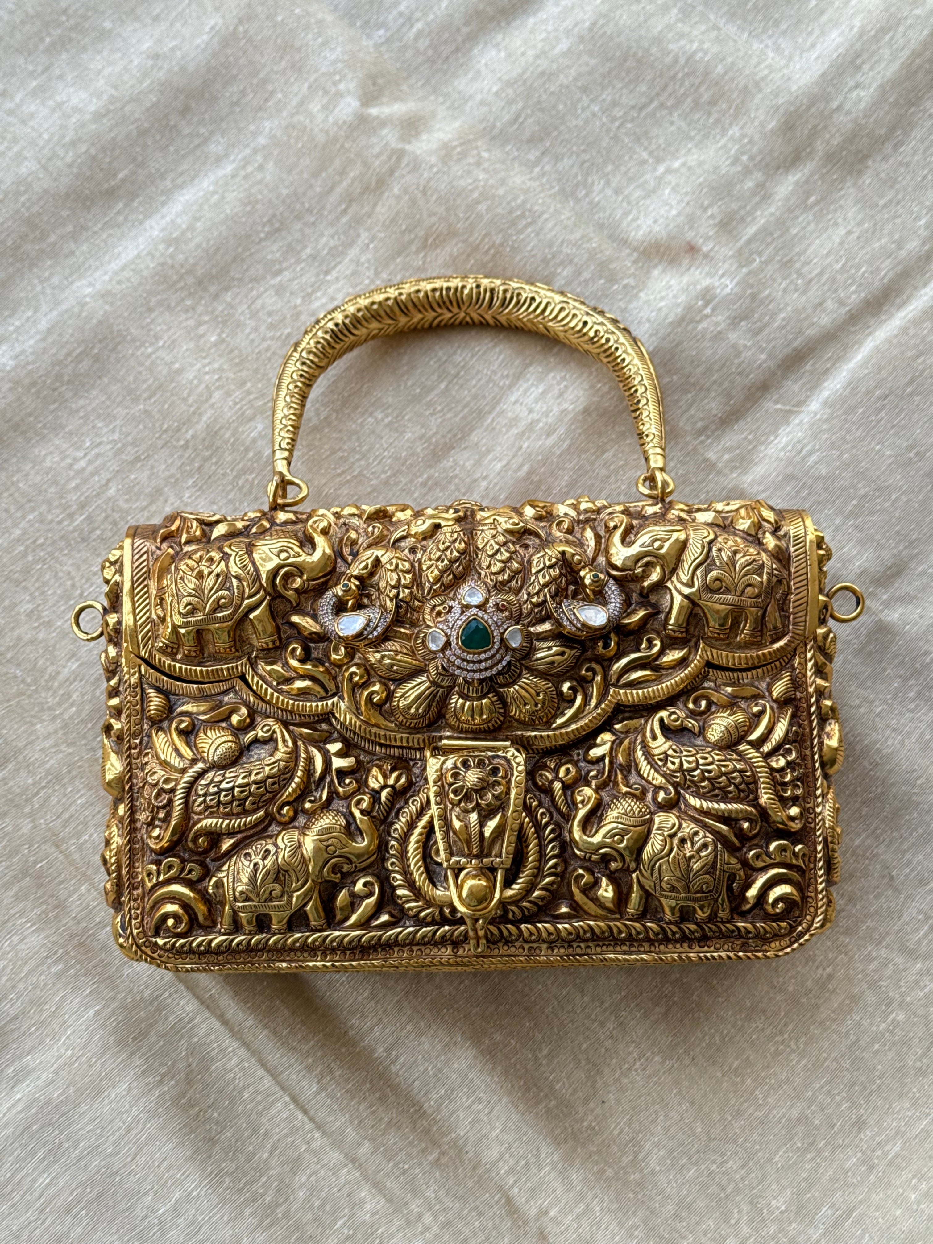 Golden Gaja Purse