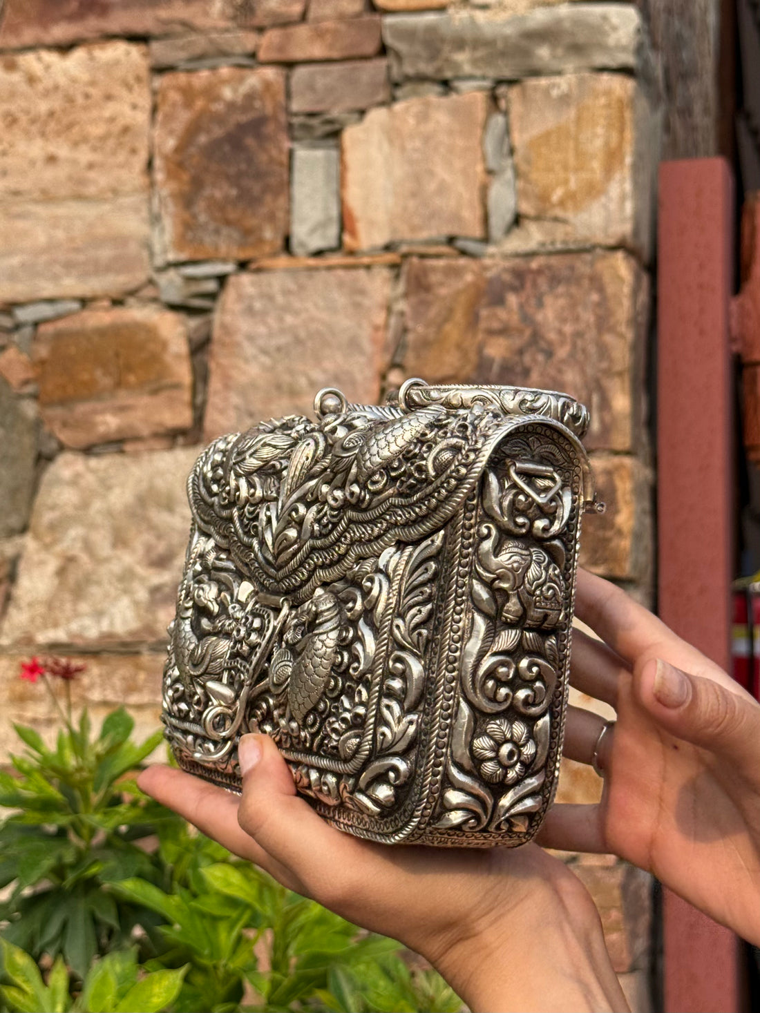 Raj Mayur Silver Bag