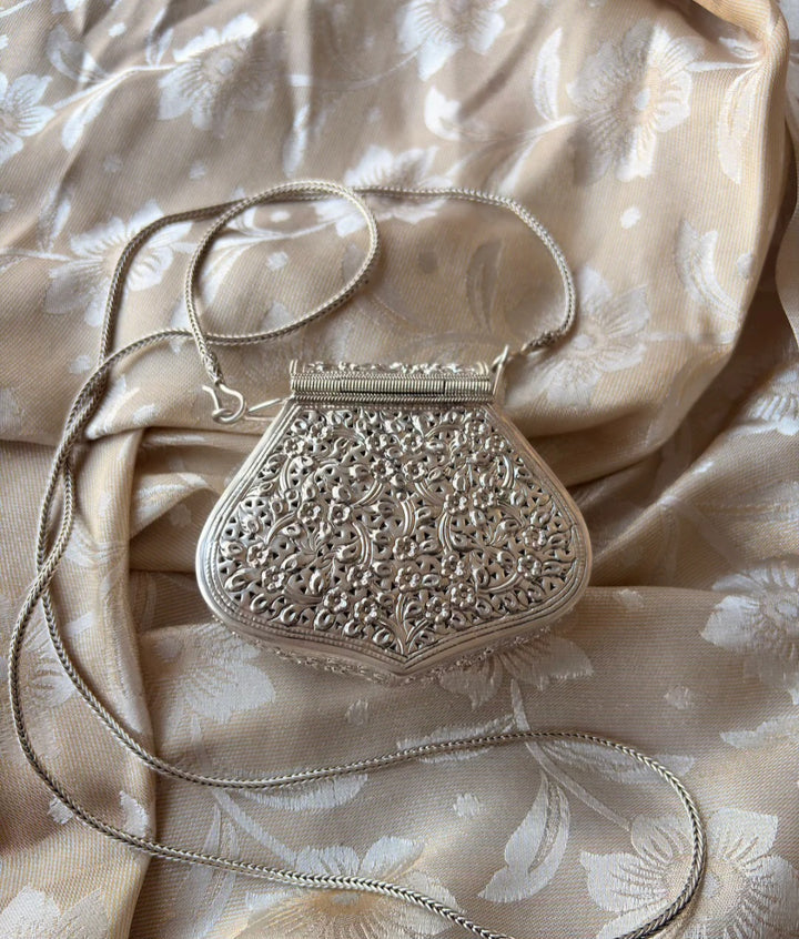 Mini Silver Clutch