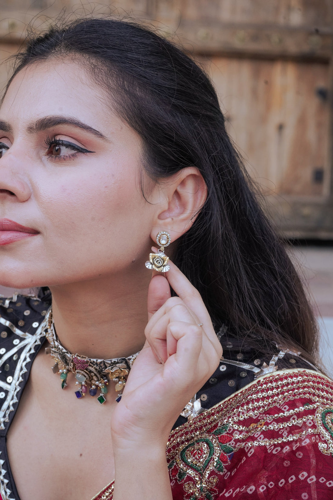 Silver Rangmahal Choker