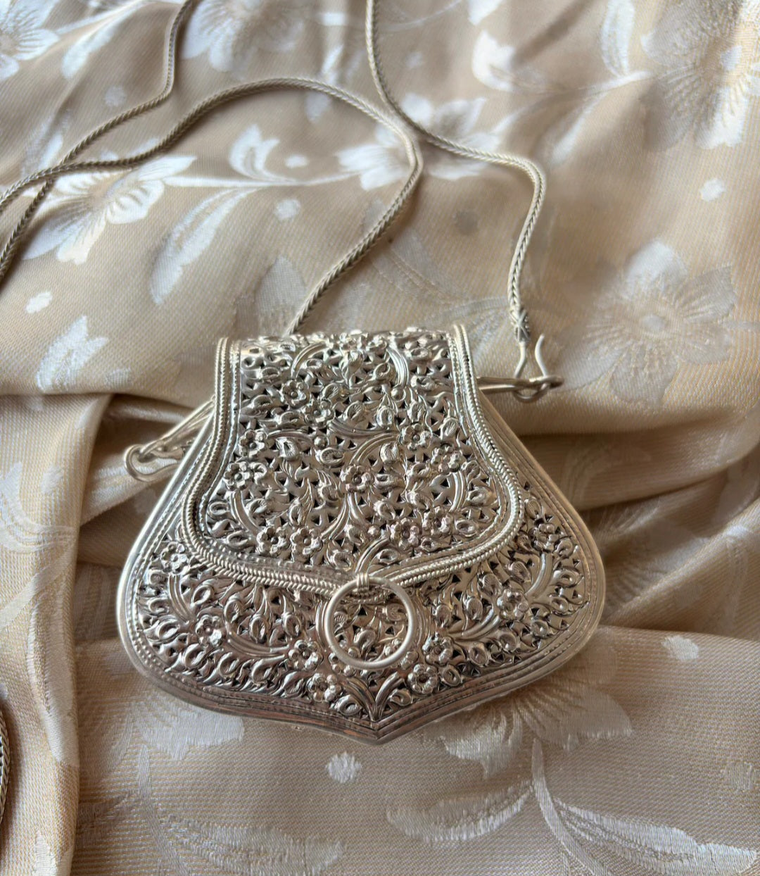 Mini Silver Clutch