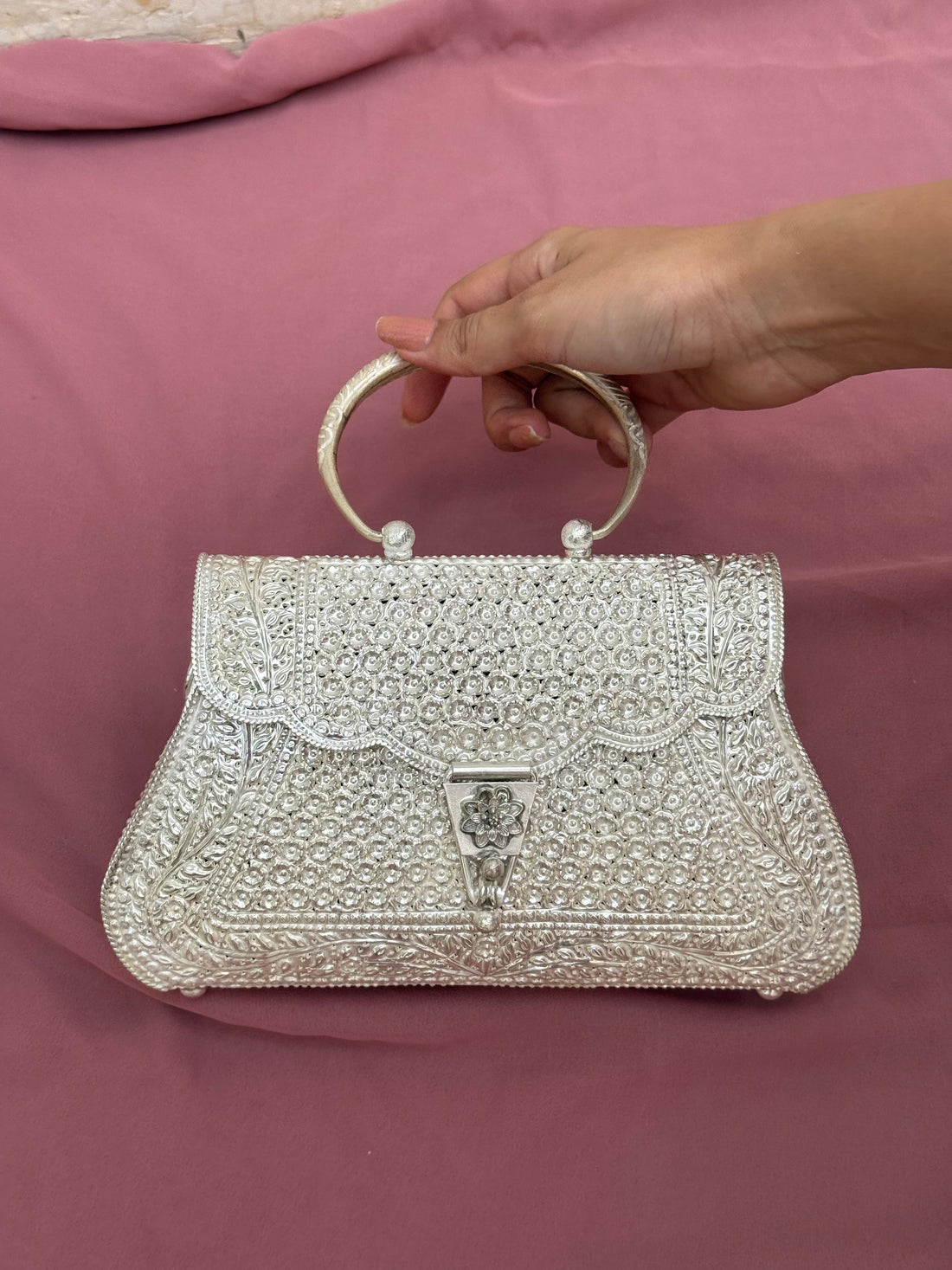 Chandni Silver Bag