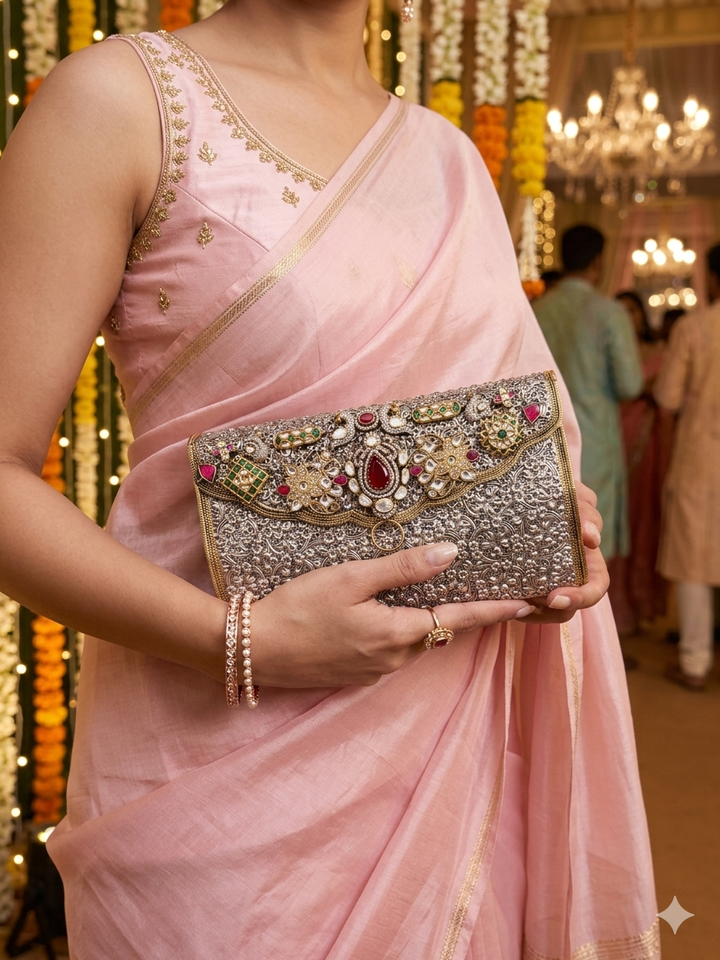 Silver Clutch