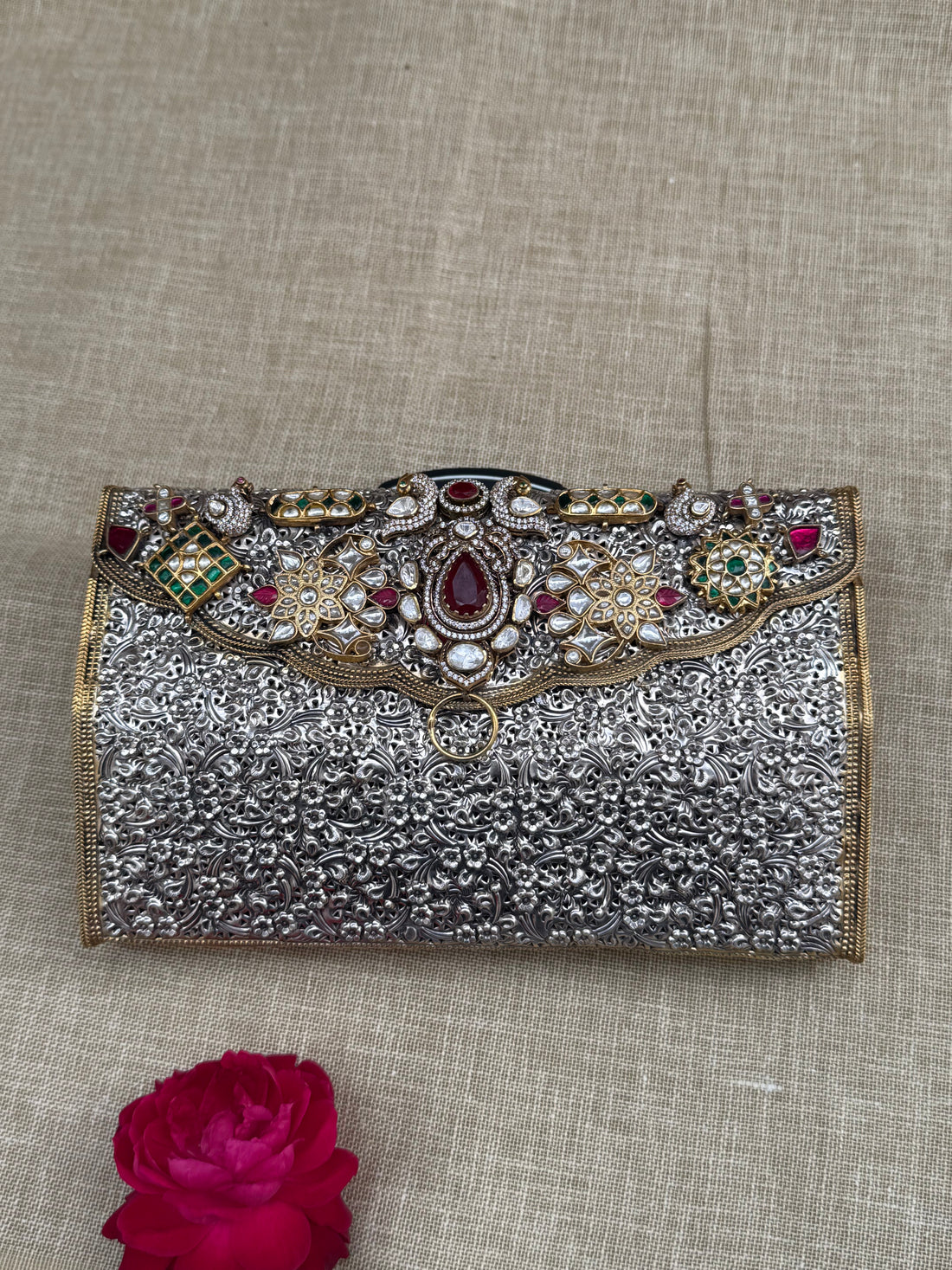 Silver Clutch