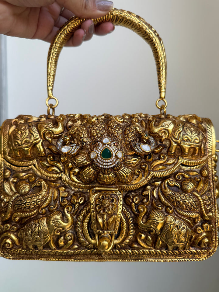 Golden Gaja Purse