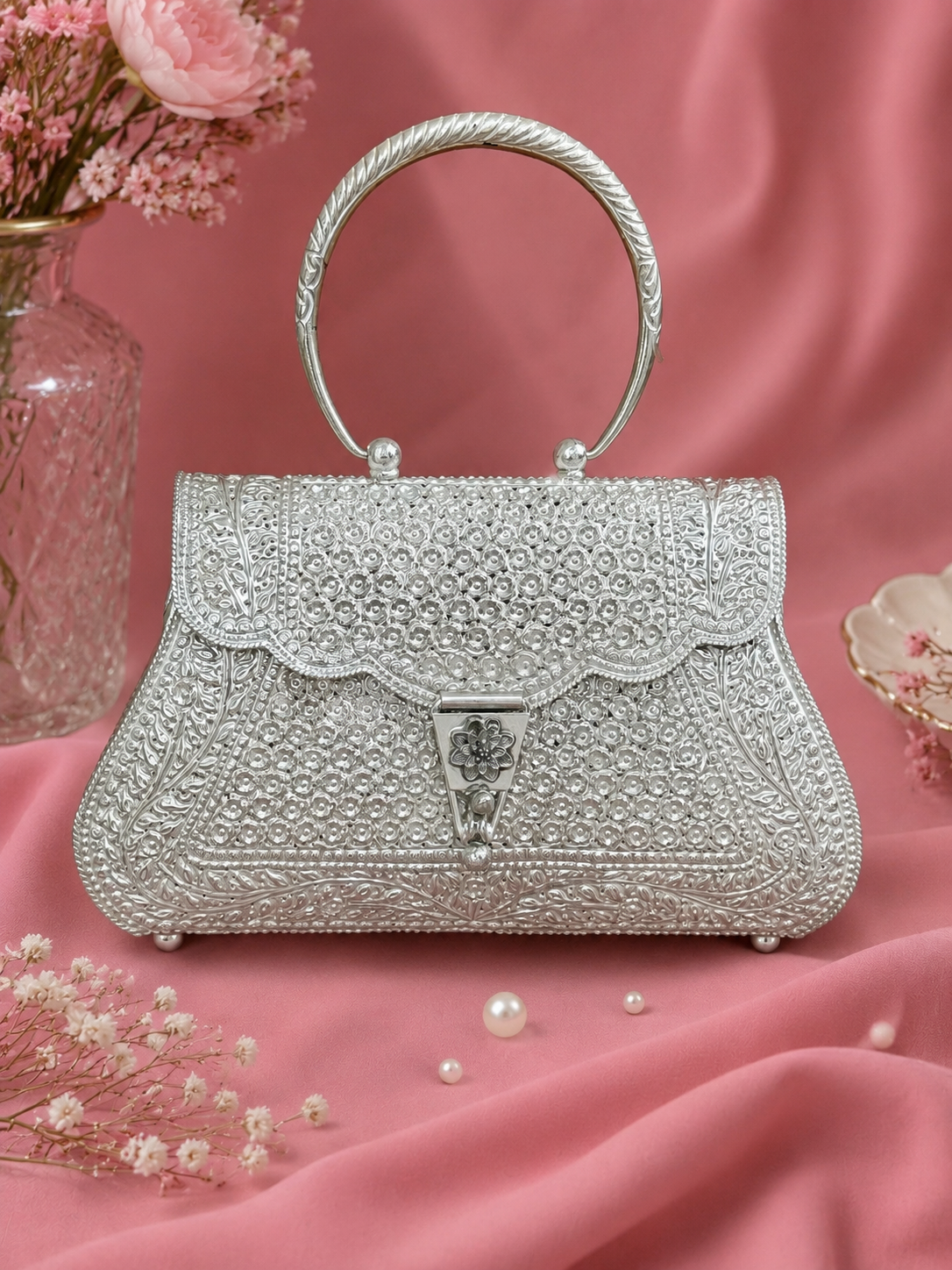 Chandni Silver Bag
